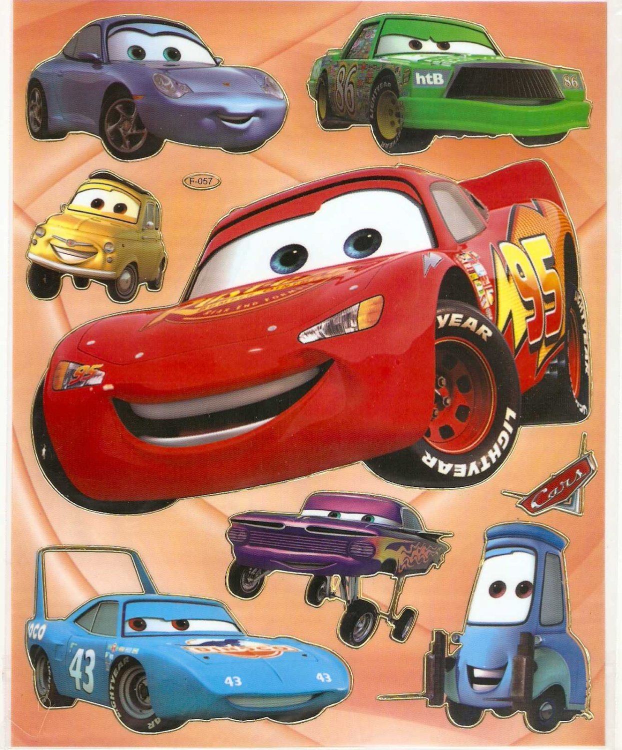 10 Big sheets Car Sticker Buy 2 lots Bonus 1 #CAR F057/pm00029
