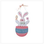 #35111 Happy Spring Bunny Plaque