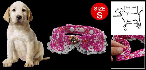 Size S Rhinestone Decorated Colorful Necktie for Pet Dog