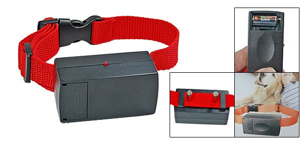 Static Shock Dog Bark Terminator Advanced Bark Control Collar Red