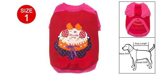 Charming Lovable Doggie Dog Pet Clothes Apparel Size 1