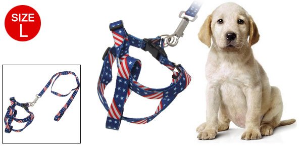 Dog Puppy Pet Safe Leash Rope Size L Pull Harness