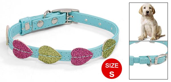 Mini Dog Puppy Doggie Doggy Collar Belt Glittering with 3 Buckle Set