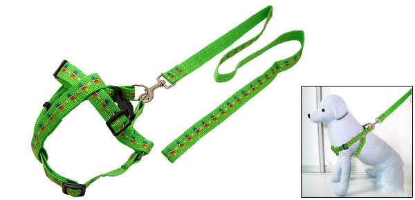 Adjustable Pet Dog Pulling Harness with Leash Medium