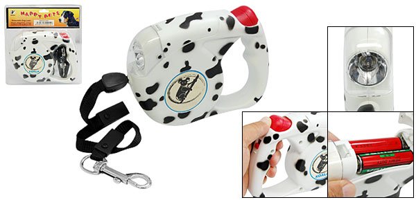 Luxury Flex Retractable Dog Leash with Dog Design 4.5M