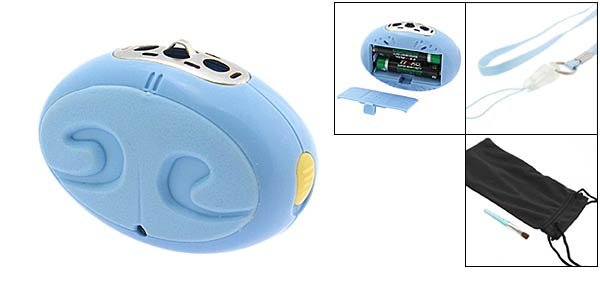 Mini Wearable Ionizer Air Purifier for Pets Dog Cat - Sky Blue