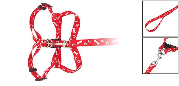 DOG Web Collar Harness Leash Strap for Small dogs - Paw and Bone