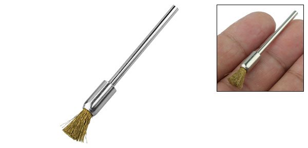 Copper Besom Brush Buffing Polishing Polisher w. Shank