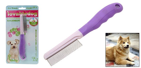 Pet Cat & Dog Grooming Comb with Fine Steel Tooth