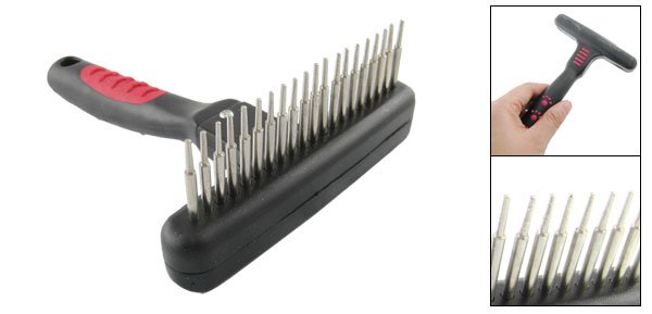Single Row Tooth Rake Grooming Moulting Comb for Dog Cat Pet