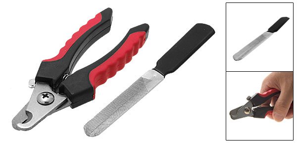 Portable Big Cat Dog Pet Nail Clippers Scissors and Paw Nail Files Tool