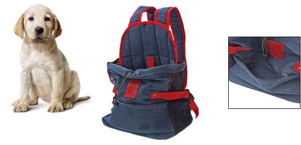 Front Style Dog Puppy Cat Pet Carrier Jeans Cloth Carrying Bag Tote