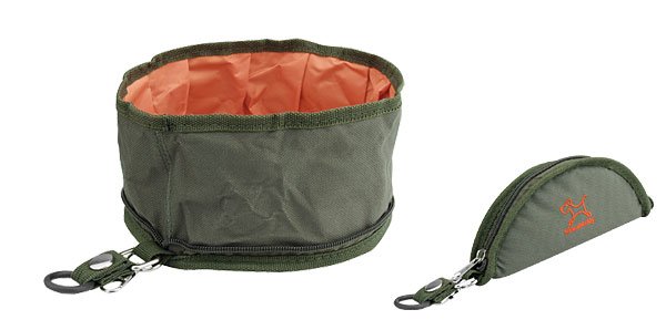 Collapsible Fabric Fold Portable Travel Dog Pet Food Water Bowl Nylon Feeder