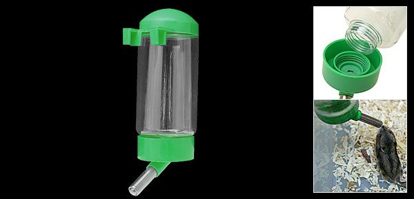 Puppy Gerbil Hamster Pet Dog Cage Water Bottle Feeder Waterer