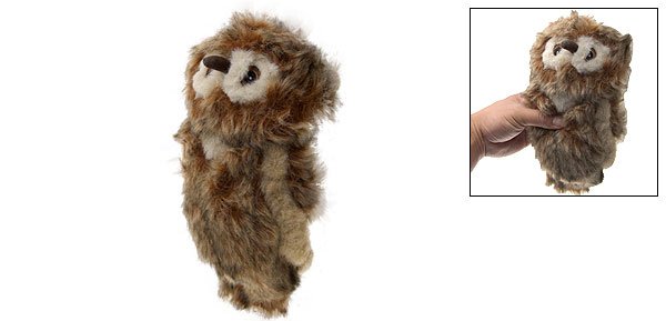 Plush Squeaky Sound Owl Doll Dog Pet Chew Stuffed Toy