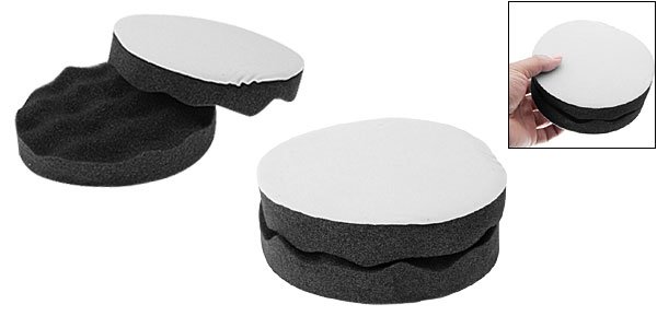 2 PCS Wave Foam Felt Polishing Wheel Buffing Machine 5 7/8"