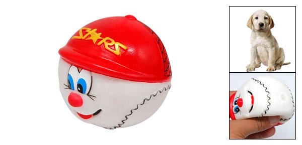 Dog Puppy Pet Doggle Vinyl Soft Squeaky Squeak Toy