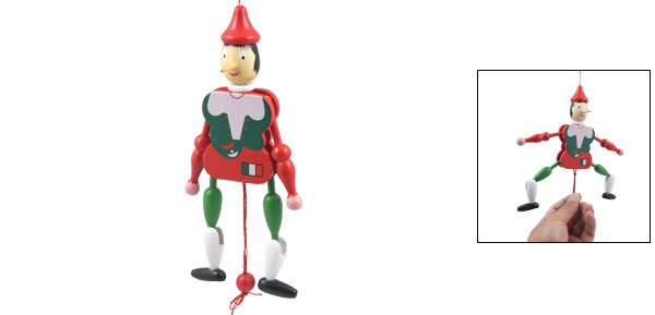 Wooden Pinocchio Puppet Toy