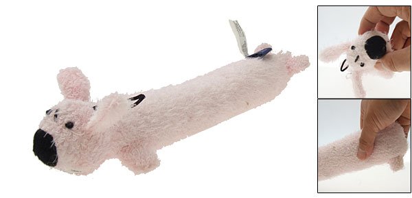 Rabbit Pattern Plush Squeaky Toy for Pet Dog
