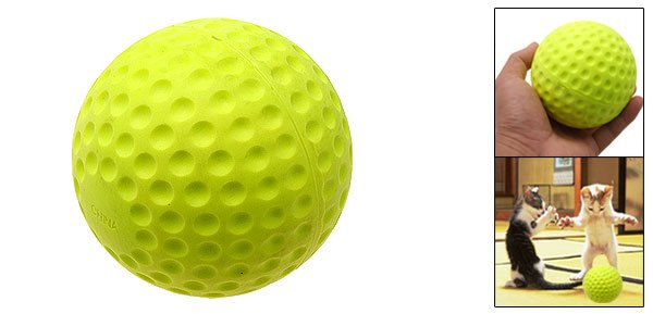Cat Dog Pet's Push Play Ball Rough Tough Ball Gift