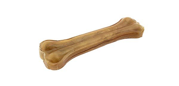 Pet Dog Toy 4" Simulated Cowhide Bone