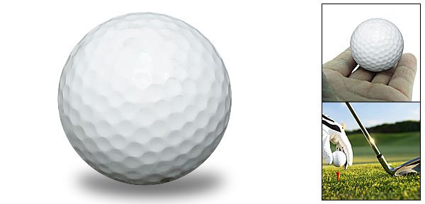 Generic Replacement Blank Golf Ball for Sports Enthusiast White
