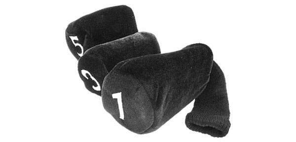 Cotton Velveteen Mallet Head Sock Covers - Set of 3