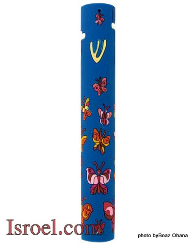 27969 - CHILDREN -KIDS MEZUZAH BUTTERFLY 7CM', ISRAEL JUDAICA MEZUZA