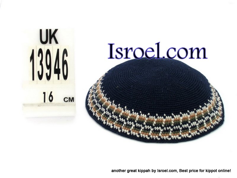 13946 -KIPPAH SRUGA ,kippah man, yarmulka kippahs for sale,klipped kippahs, kippah designs,KIPA