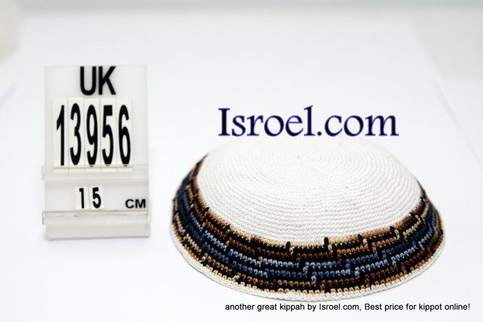 13956 -KIPPAH SRUGA ,kippah man, yarmulka kippahs for sale,klipped kippahs, kippah designs,KIPA