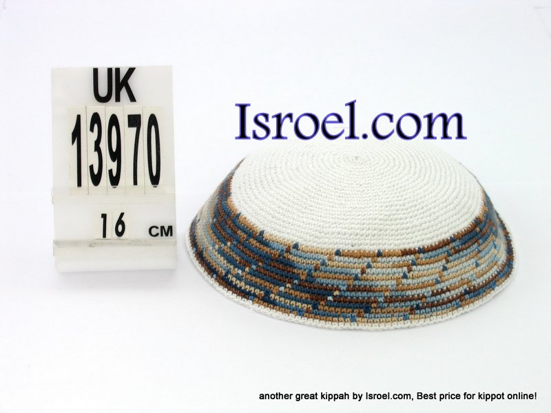 13970 -KIPPAH SRUGA ,kippah man, yarmulka kippahs for sale,klipped kippahs, kippah designs,KIPA