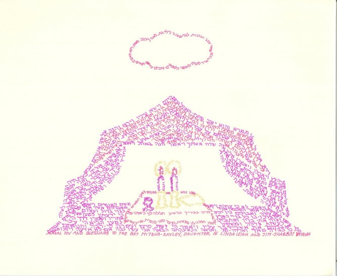 Bar/BAt Mitzva invitation