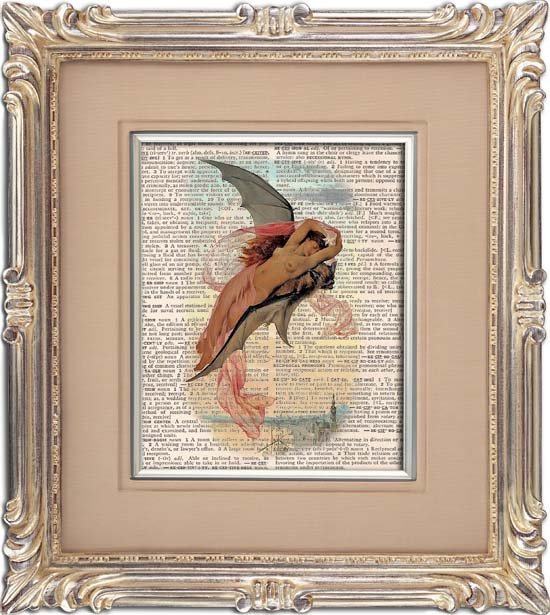 Art Print, Vintage, Dictionary Page Print 0112