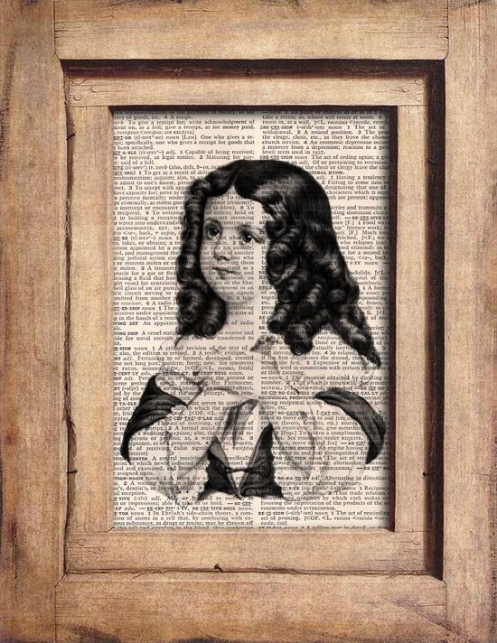 Art Print, Vintage, GIRL, Dictionary Page Print 0086