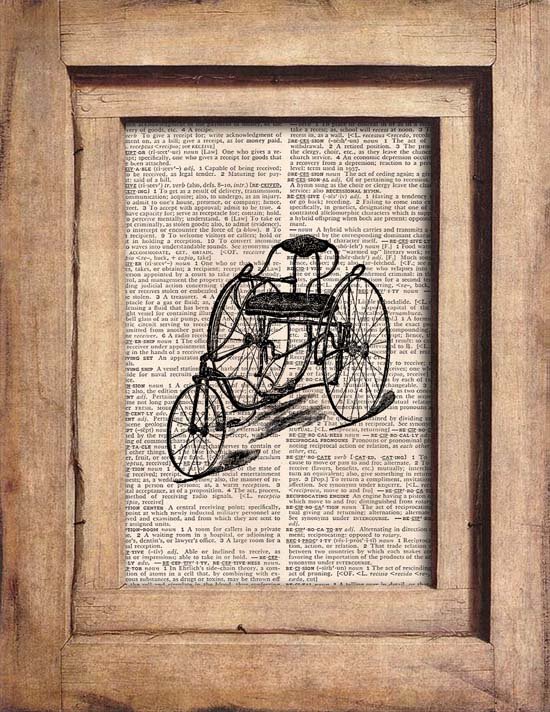Vintage, Dictionary Page Print 0079