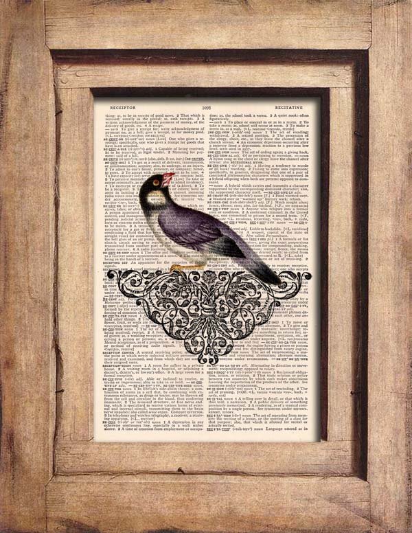 Vintage Dictionary Page Print 0061