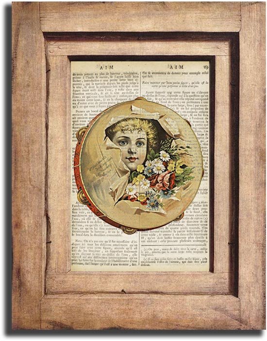 Vintage Child Dictionary Page Print 0022