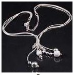 Glamorous Designer 925 Silver Necklace