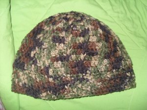 camouflage hat