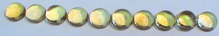 Set of FIVE 5mm Citrine Cabochons