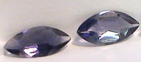 Pair of Marquise cut Iolite