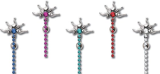 Celestial Reverse Surgical Stainless Belly / Navel Ring