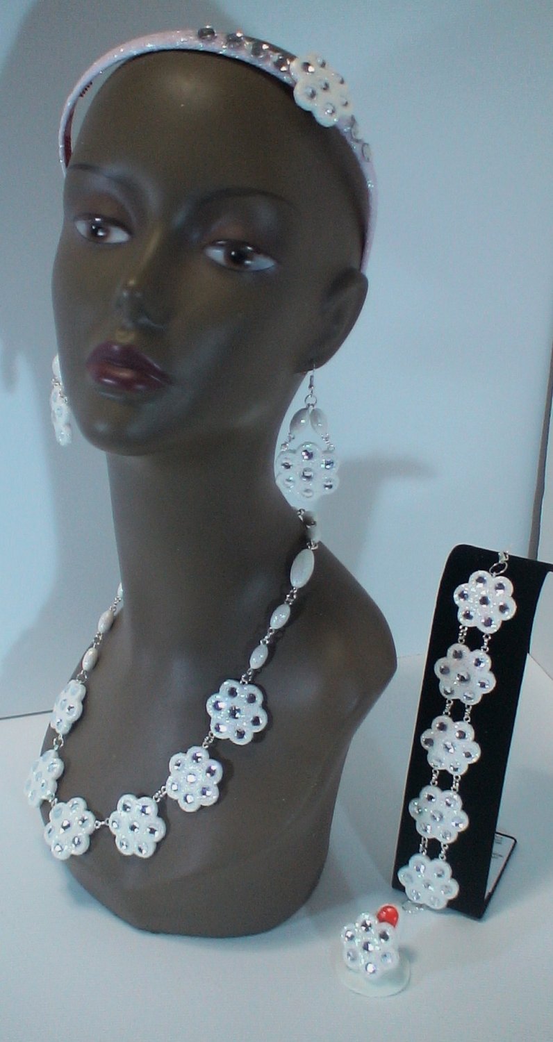 #498 bridal jewelry set