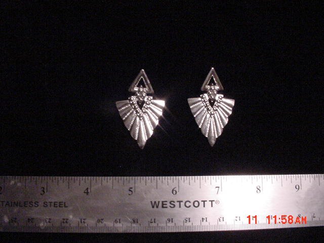 Silver Arrowhead Earrings