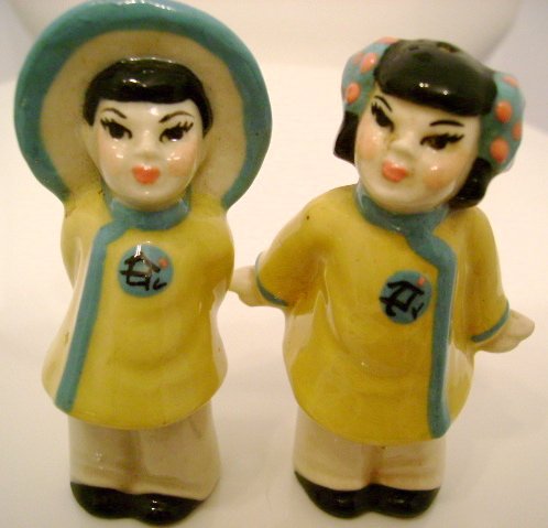 Vintage Ceramic Arts Studio Salt And Pepper Shakers