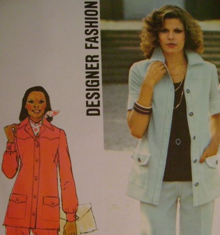 Vintage 1974 Sewing Pattern Simplicity 6405 Pantsuit