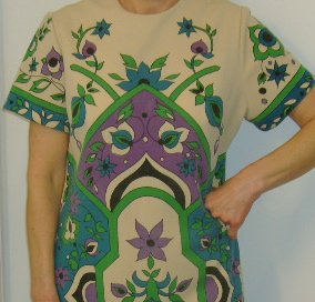 Vintage Dress Womens Short Sleeve Hippy