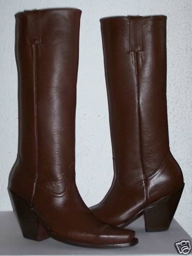 CUSTOM SQUARE TOE 4" HEELS,18 INCHES SHAFTS