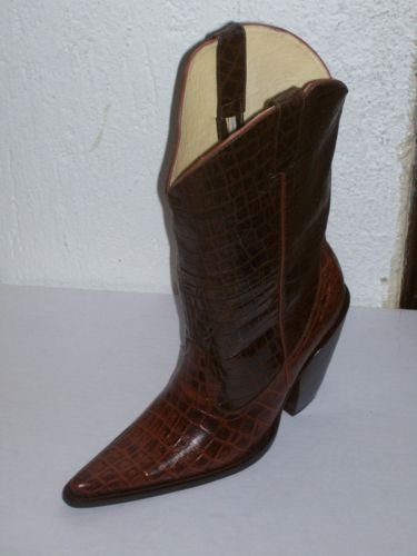 cowboy boots 5" HEELS CROCODILE BELY DESIGN men# 9