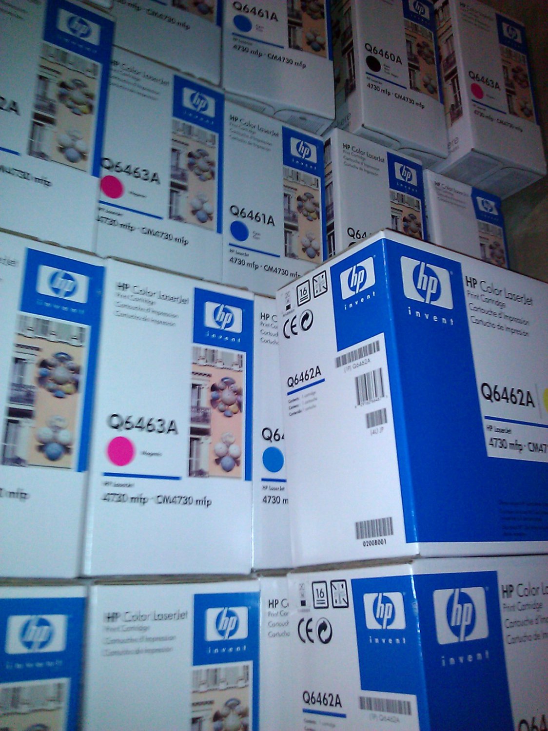 HP 4730 Color LaserJet Print Cartridge Set - Genuine HP Sealed
